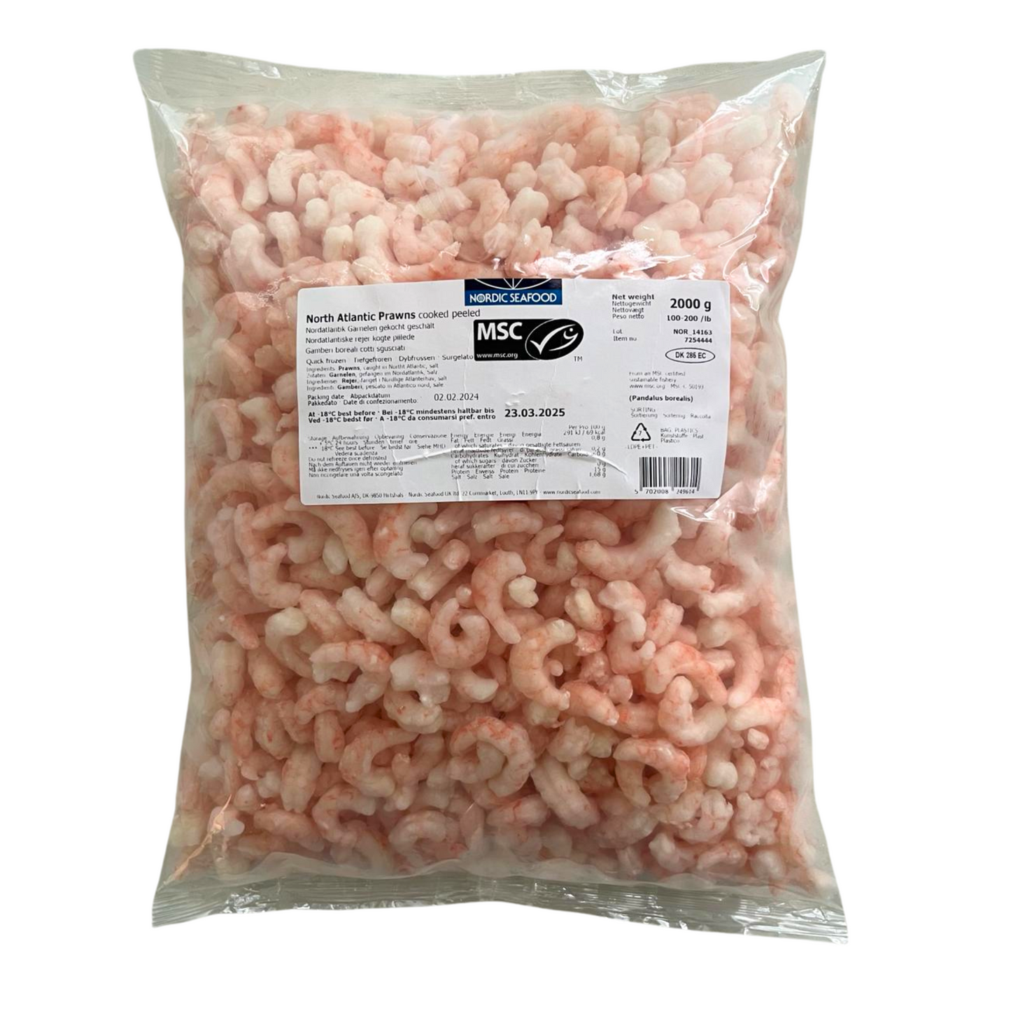 BAX/2x2.5kg CREVETI SALBATICI PANDALUS BOREALIS, 80lei-1kg - Cochiliafood