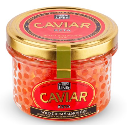 CAVIAR SOMON SALBATIC KETA 200GR - EXPIRA 25.11.2026 - Cochiliafood