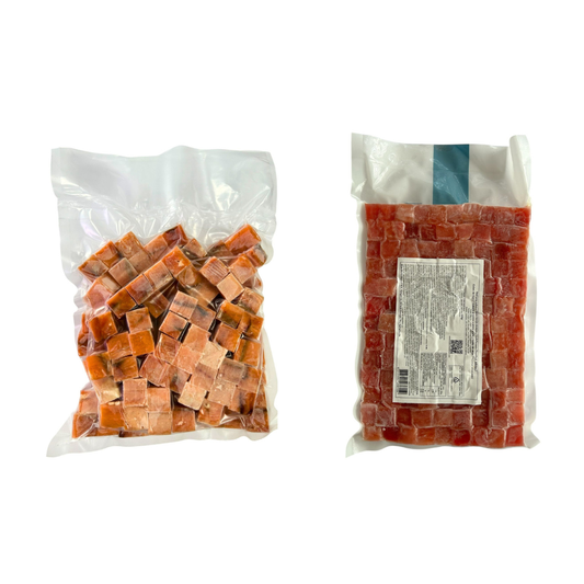 Pachet Frigarui: Cuburi Ton 2 bucati de 500gr + Cuburi Somon 1 kg